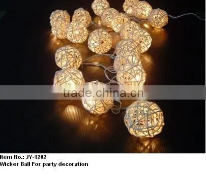 Colorful Balls for wicker christmas decorations wholesale