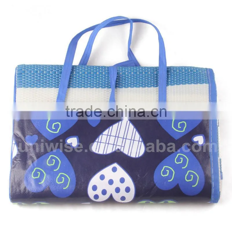 2015 Camping Beach picnic Mat, Roll Up Beach Mat, Outdoor Folding Beach Straw Mat