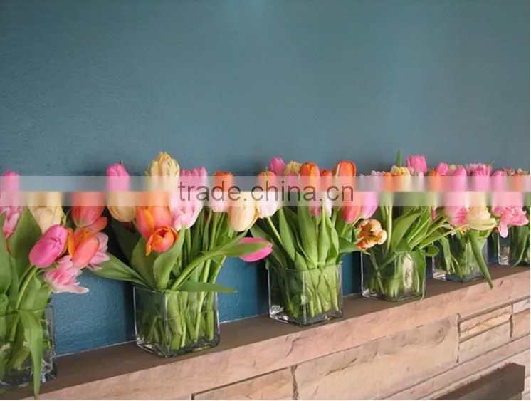 cheap clear cube glass vases wholesale