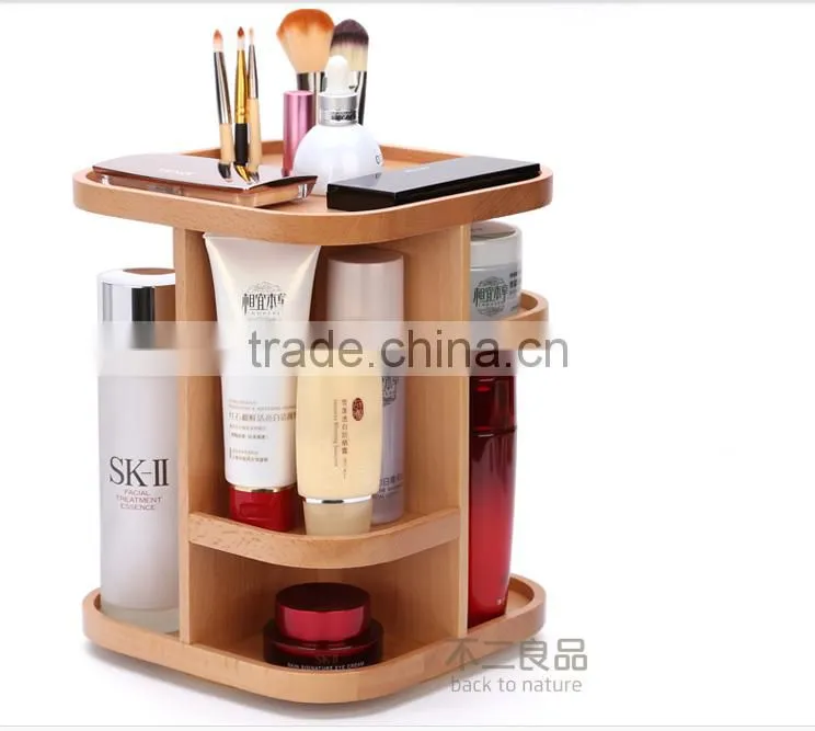 Low moq low price wholesale wooden 360 degree rotate dresser