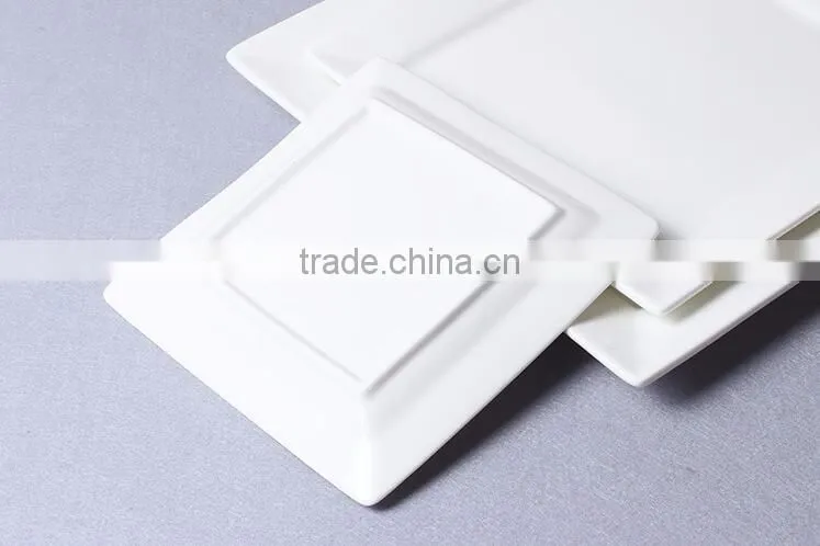 High quality white ceramic personalised plates