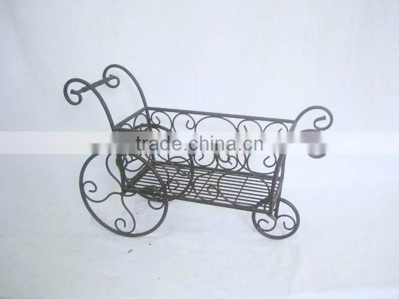 Cart plant holder