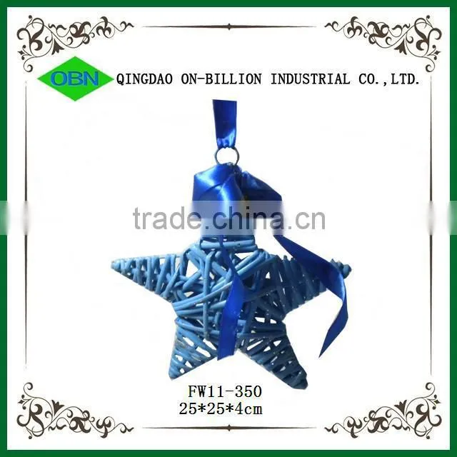 Decorating christmas stars christmas decorations wicker star