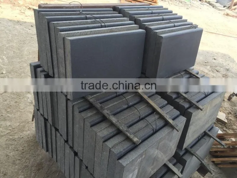 Antique Black Basalt Tiles Swimming Pool Tiles Black Basalt Swimming Pool Coping