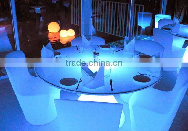 led dining table/banquet led table/party decor furniture