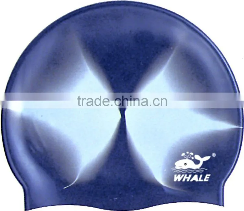 Multi colors fashionable swimming caps with customized logo(CAP-201)