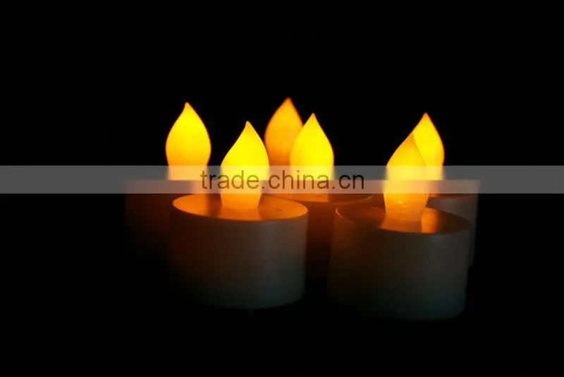 Candle Choice Set of 6 Flameless Tealights/Tea Lights with Dual-Time