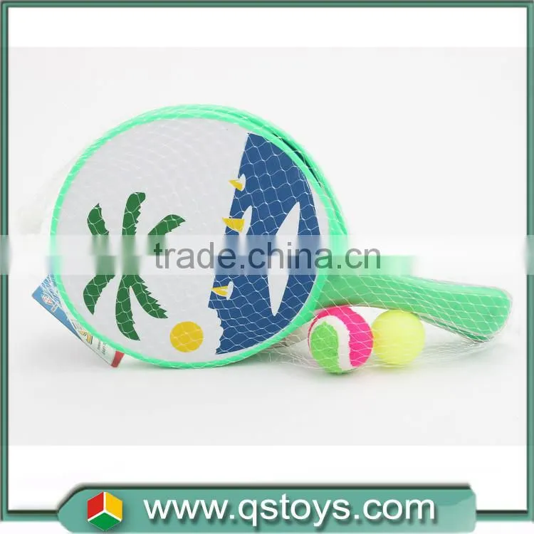 summer sea world plastic beach racket with 2balls for wholesale
