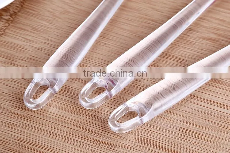 Factory price colorful silicone material silicone spatula spoon set