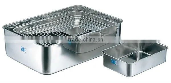 SUS304 deep basin food trays Japanese kitchen gadget