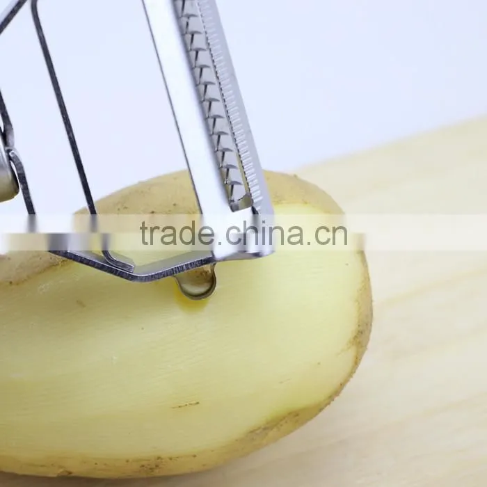 Stainless Steel Peeler Ceramic Knife Set Packed in EVA Tray