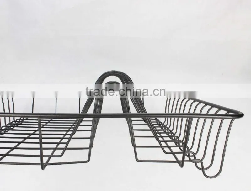 545-7 kitchen wire kitchen sliding cabinet iron storage basket