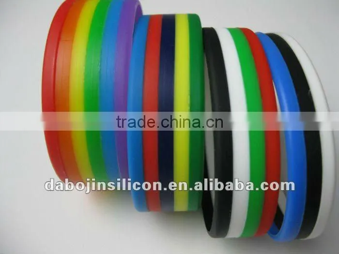Ecuador country flag silicone fashion wristbands