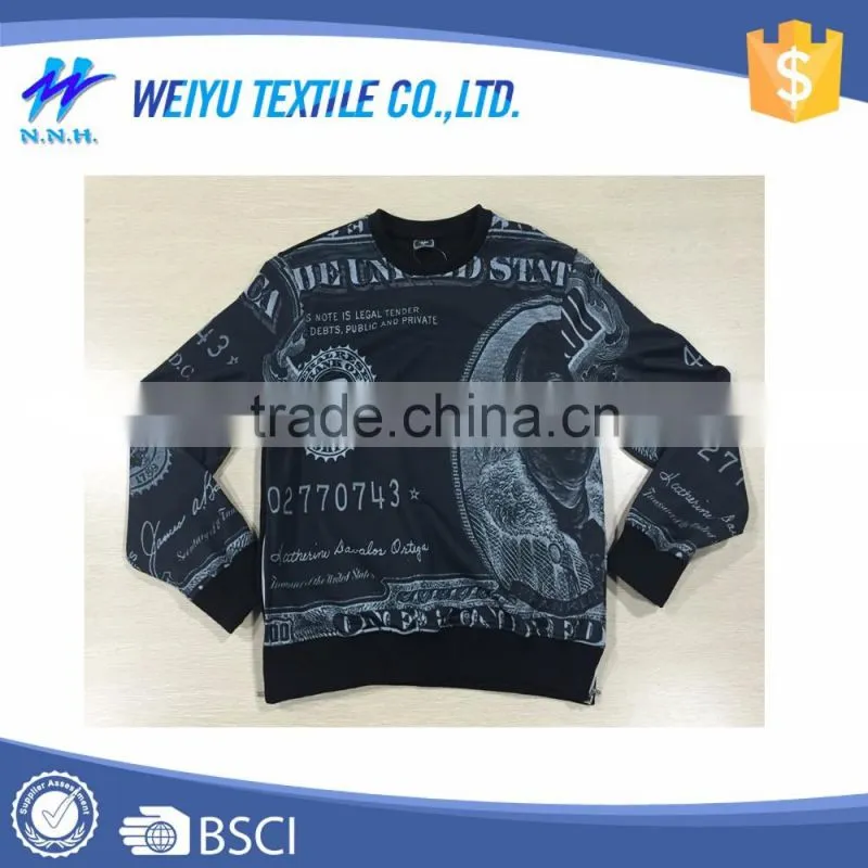 Modern design custom long sleeve t shirt for men