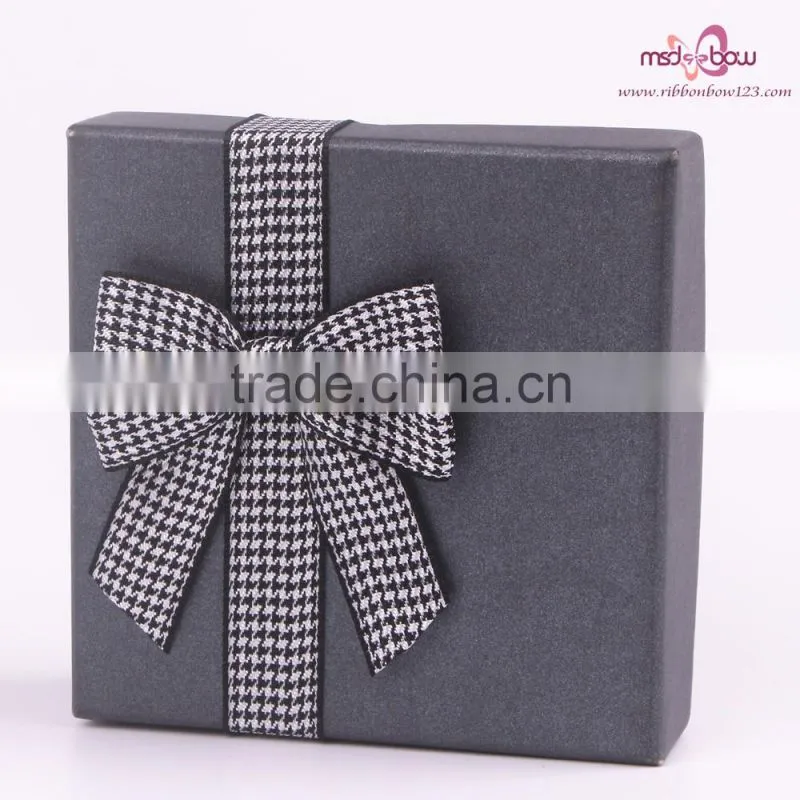 Pre Made Satin Ribbon Bow With Loop Gift Ribbon Bow