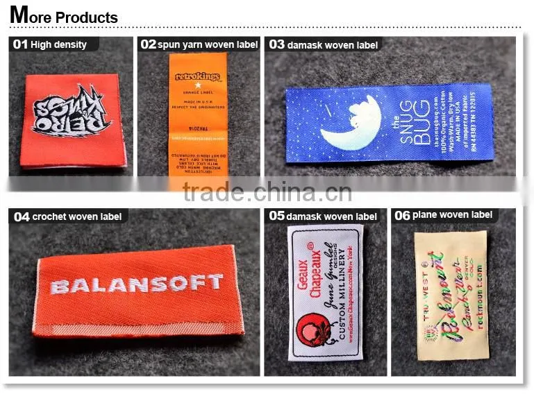 China Alibaba Precise Detail White Label for Clothing