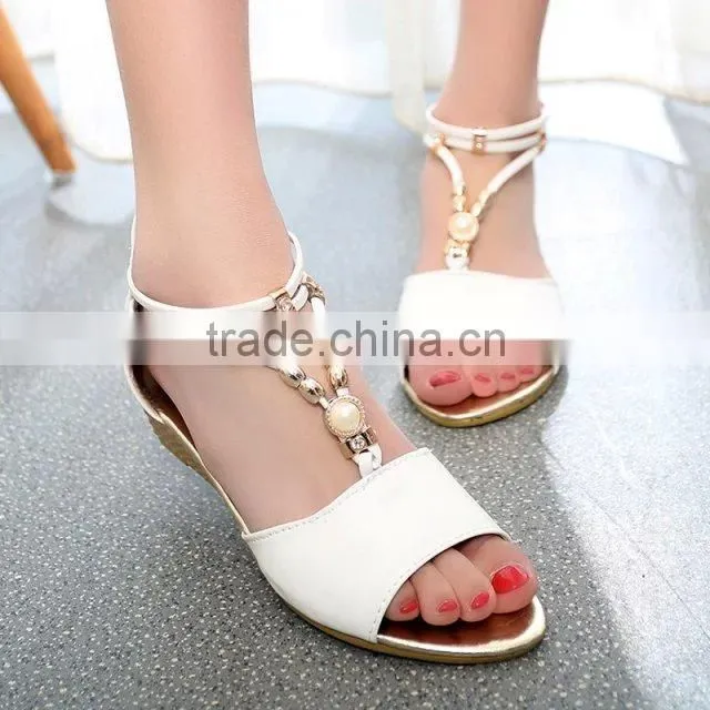 HFR-YS25 2015 summer new foreign trade beaded thong sandals