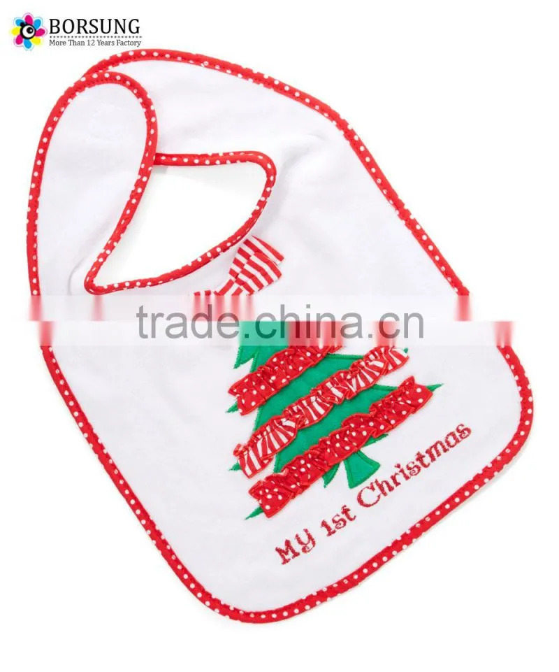 High quality and durable bandana bibs reasonable price christmas organic cotton drool baby bibs