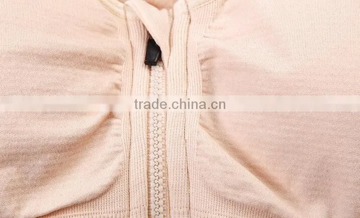 zm10843a Professional shock running sports bra front zipper without rims wholesale yoga underwear