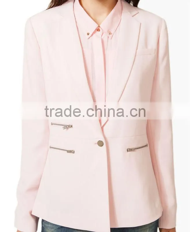 Zip Pocket Blazer
