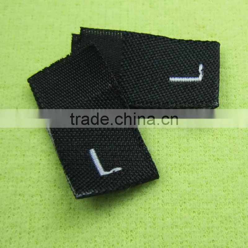 clothing size labels and size stickers
