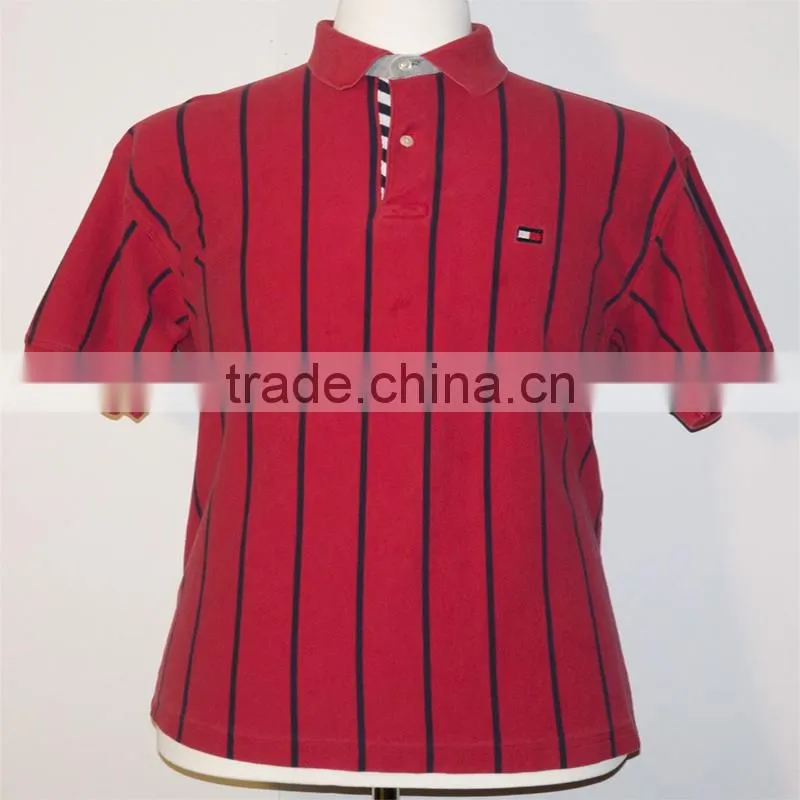 men's vertical striped racing famous brands of polo shirts