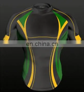 2016 trendy custom sublimation rugby jersey with different colors