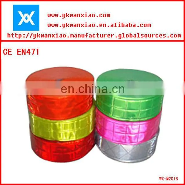 lime green reflective tape for car/clothing/shoes/gags/gloves
