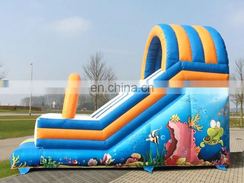HI great quality pvc tarpaulin inflatable stair slide toys, playground giant adult inflatable slide