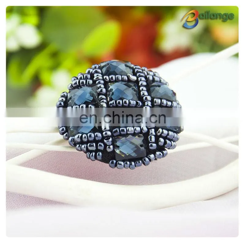 Bailange new design wholesale rhinestone beaded button for women garment