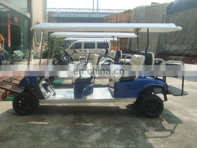 6 seater golf cart sightseeing car hotel passanger bus