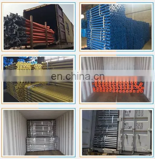 ASP-090 Tianjin Shisheng Concrete Adjustable Scaffolding Sreel Props For Sale