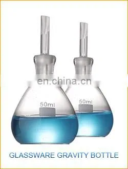 AKMLAB Laboratory Glass Pinometer/Pycnometer/Specific Gravity Bottle