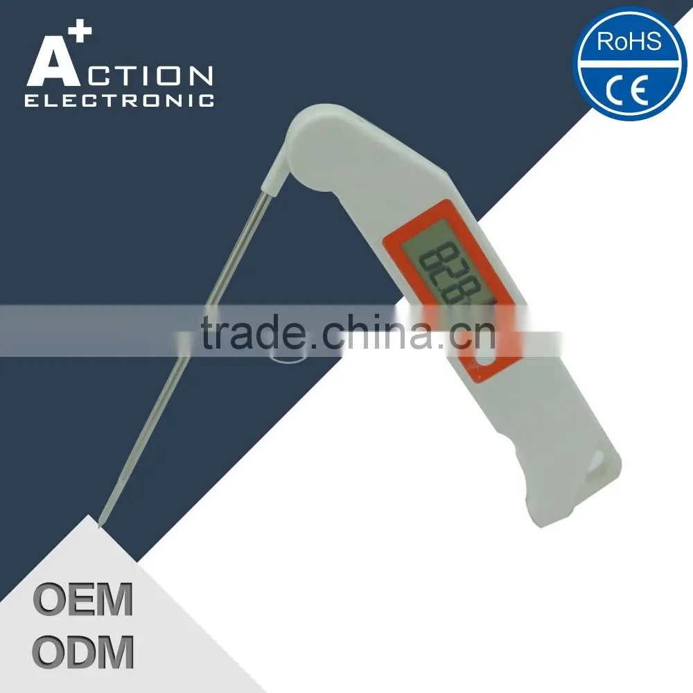 foldable digital meat thermometer