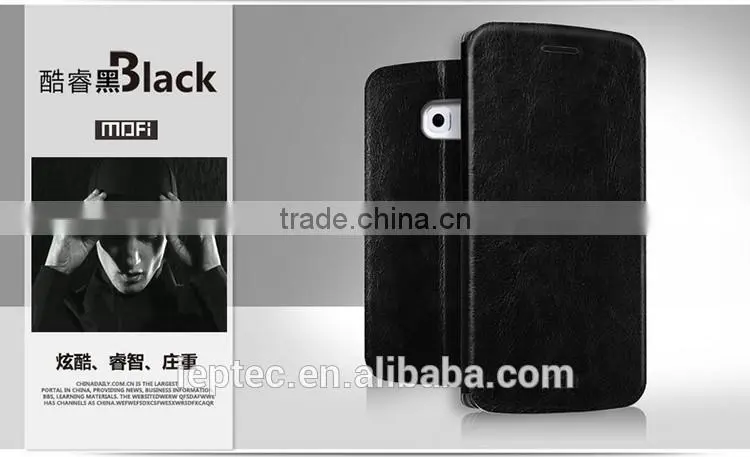 MOFi PU Leather Smart Mobile Phone Flip Cover Cases for Samsung Galaxy S6 Edge , Samsung G9250