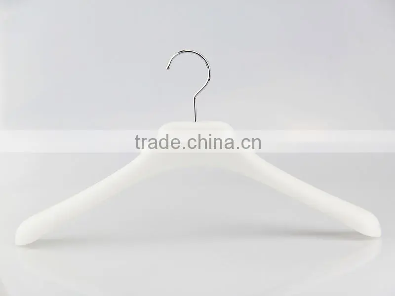 IMY-441 white high end plastic hanger for jacket