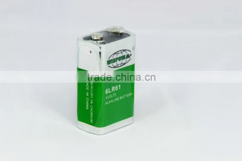 9V 6LR61 Alkaline Battery