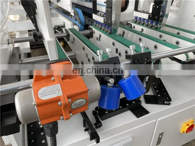 UFG600AG Automatic Pre-fold crash Lock Bottom Folder Gluer, fried chicken packaging box folding gluing machine