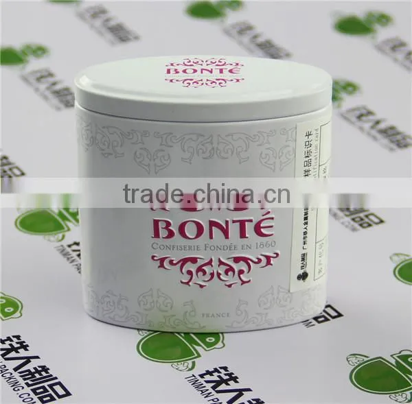 Empty metal case tin plate box supermarket promotion hot sale gift