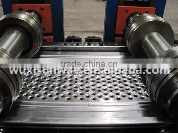 China Manufacturer TSX-DP100117 scaffolding steel toe board machine, scaffolding toe board machine, stage platform