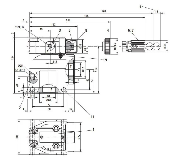 Rexroth DBW10 Silo Pressure Relief Valve High Speed Mini Solenoid Valve DBW10A1-5X200-6EG24N9K4