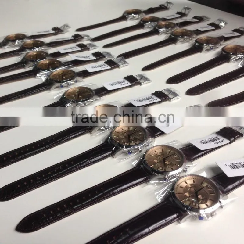 AR1933 Luxury Classic Silver Tone Chronograph SS Watch