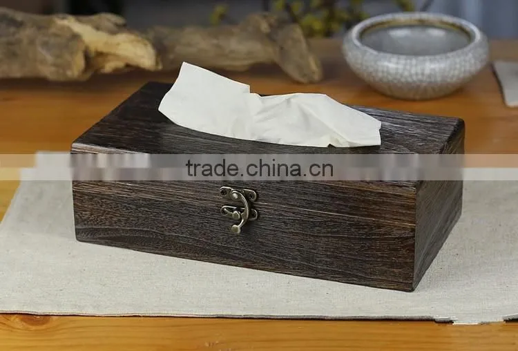 Searun facial tissue box,wooden tissue box,wood holder for tissue