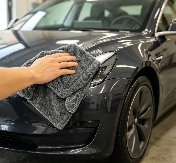 Twisted Loop Microfiber Car Drying Towel