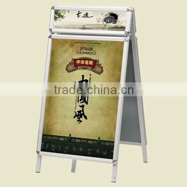 Double-sided Four exhibit A shape poster frame