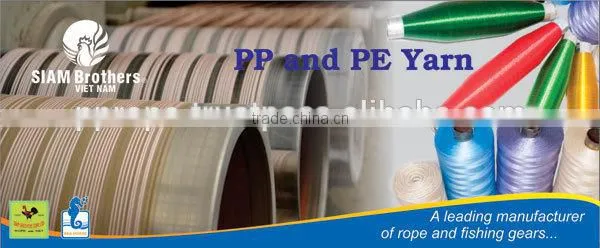 Color PP/PE Yarn with UV protection and waterproof