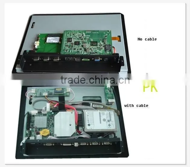 shockproof industrial touch panel pc rs485 12V
