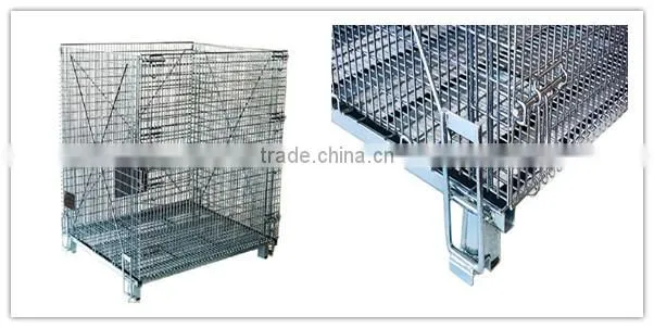 High quality warehouse storage collapsible box stack pallet