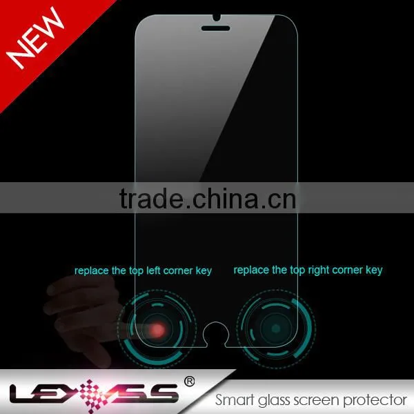 2015 new products best quality smart tempered glass screen protector for iphone 6&plus