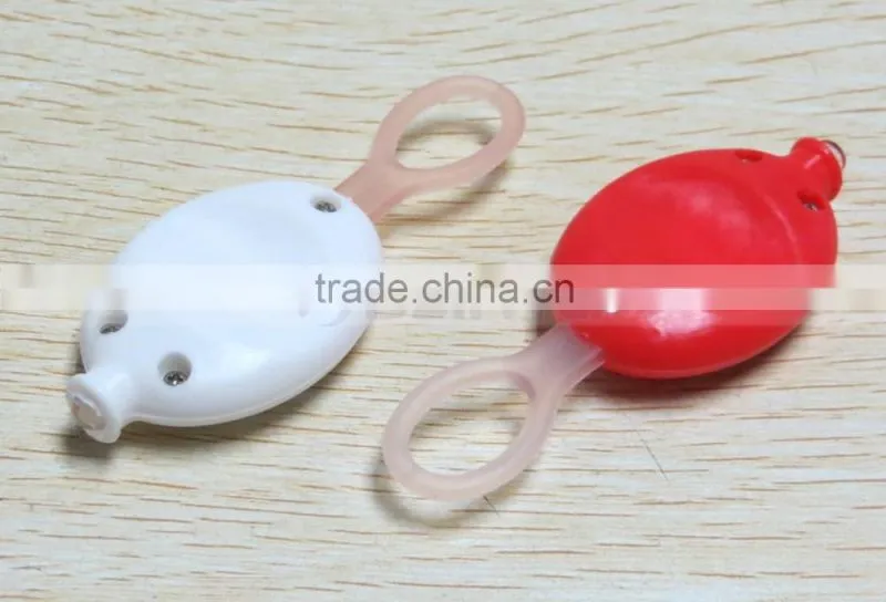 Mini Key Ring LED Flash Light Red Green Lamp